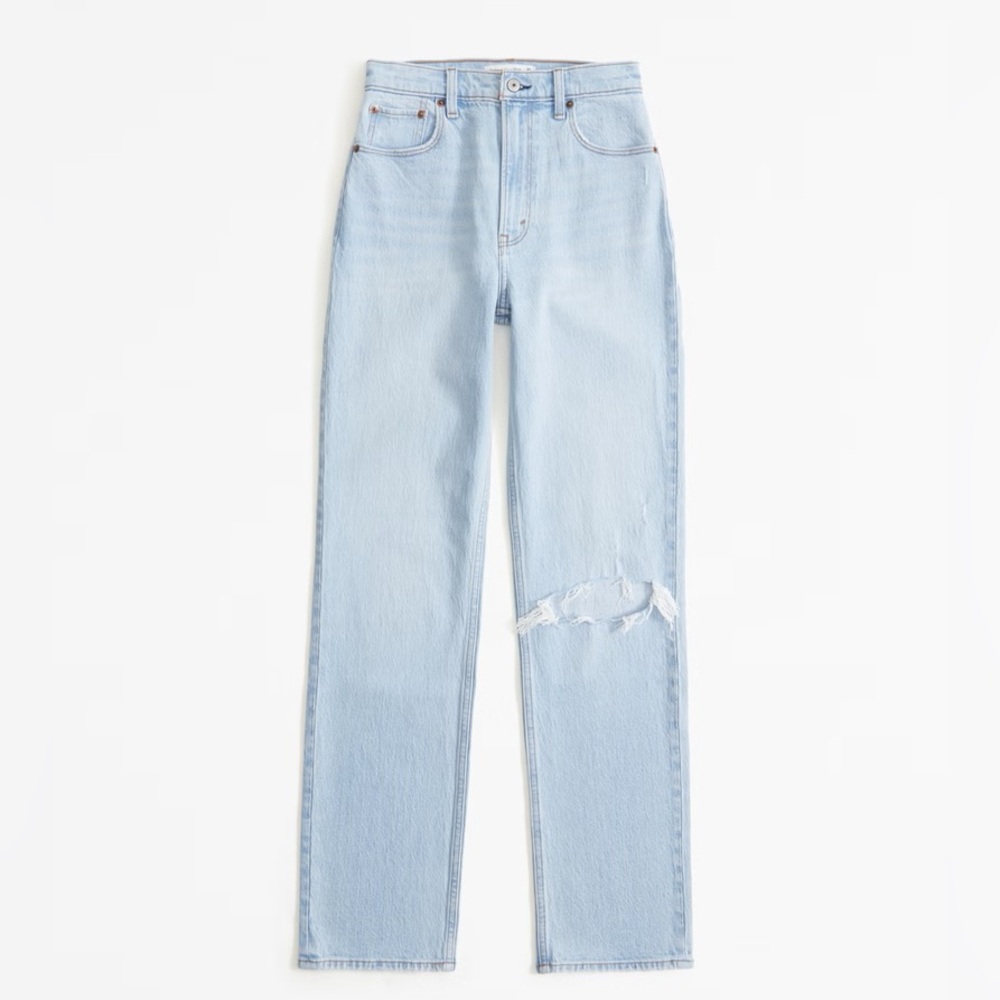 Abercrombie & Fitch Ultra High Rise 90s Straight Jean
